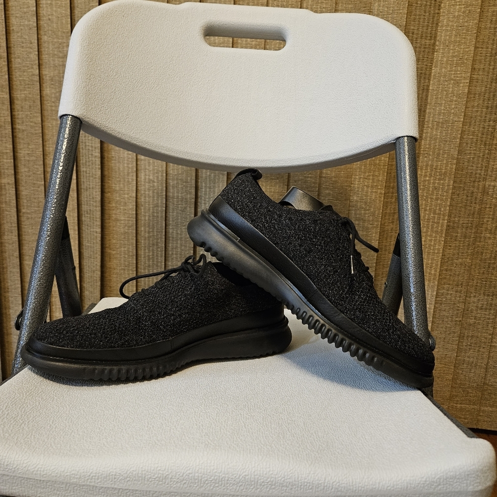 Mens Cole Haan ZeroGrand Black/Charcoal Size 8.5 Shoes